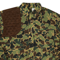 Chemise de chasse d'été pour hommes grandes tailles, motif uni, respirante, séchage rapide, tricotée en polyester/coton, double boutonnage, manches longues
