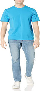 Camiseta de Manga Corta para Hombre, de Poliéster/Algodón, Cómoda, Elástica, Tallas Grandes, Logotipo Personalizado, Transpirable, Ecológica, 220 GSM - Product Image 4