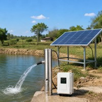 Pompe à eau solaire photovoltaïque SHP-4PV de 4 pouces, haute pression, en acier inoxydable 304, pour puits profond, pour l'irrigation agricole