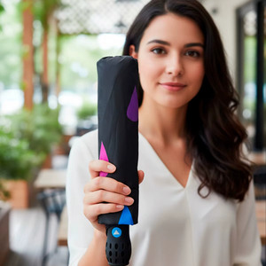 Mini ombrello tascabile semi-automatico con design a tre pieghe che cambia colore alla pioggia, divertente e comodo da usare - Product Image 4