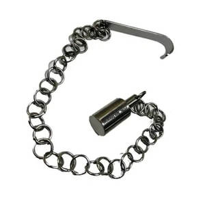 Gruber Columella écarteur nasal lesté avec crochets doubles larges de 10mm Instrument chirurgical en acier inoxydable - Product Image 4