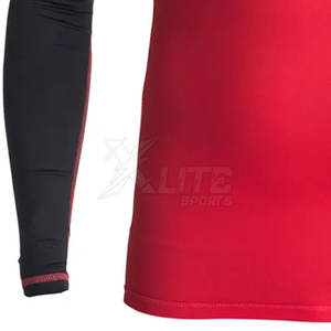 เสื้อรัดกล้ามเนื้อแขนยาวสำหรับผู้ชาย MMA  ผ้าสแปนเด็กซ์/โพลีเอสเตอร์ ระบายอากาศได้ดี สวมใส่สบาย เคลื่อนไหวได้อย่างอิสระ  ประสิทธิภาพสูง ปรับแต่งได้ - Product Image 5