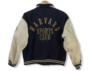 Universidad de Harvard Hombres Chaqueta Varsity de Cuero - Product Image 2