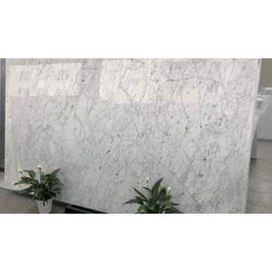 Dalle de marbre blanc de Carrare Design moderne poli aiguisé pour une utilisation intérieure Salle de bain Cuisine Villa Salon Calcite Dolomite 1 an - Product Image 2