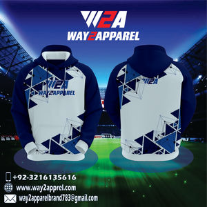 2024 personalizado 100% poliéster hombres Streetwear pulóver con capucha ropa de invierno de alta calidad amplia gama de colores sólidos para - Product Image 6