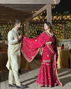 Vestidos de mujer Rayón y traje recto de algodón con Dupatta para uso festivo del exportador y fabricante indio - Product Image 2