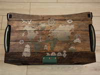 Caja de madera para almacenamiento de juguetes para niños, con tapa, con ruedas, organizador para habitación