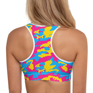 High <b>Stretch</b> Fitness Sports <b>Bra</b> Soft Cotton Sports <b>Bra</b> Breathable Design Sports <b>Bra</b> For Active Wear Comfort - Product Image 4