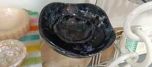 Bols en résine époxy polie artistique pour une restauration de fête haut de gamme et un style de table - Product Image 5