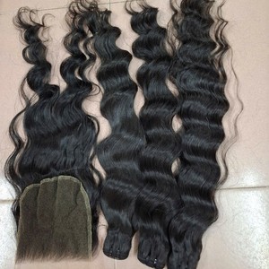 VCHAIRVIETNAM Alta definición para cierre Frontal de encaje Extensiones de cabello virgen vietnamita Tamaños 2x6 3x6 3x7 13x8 Vietnam - Product Image 1