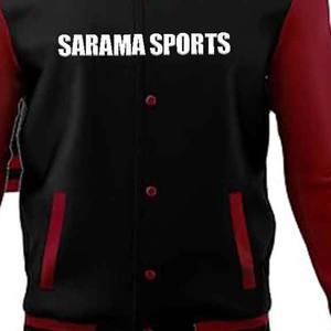 Chaqueta Universitaria Corta de Dos Tonos con Letras Bordadas y Chenilla, Chaqueta Varsity Personalizada para Jóvenes y Niños, Fabricación OEM - Product Image 3