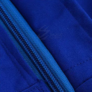 Combinaison de sécurité robuste avec double couture et genoux renforcés Combinaison de sécurité avec taille élastique réglable - Product Image 5