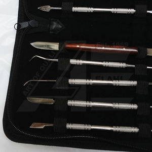 La Elahi Co Factory, venta al por mayor, 10 Uds., juego de escaladores de acero inoxidable quirúrgico para laboratorio Dental, Kit de herramientas de tallado de cera eléctrica Manual - Product Image 5