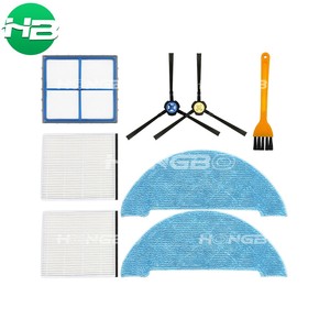 Phù hợp cho <span class=keywords><strong>Chuwi</strong></span> ilifes V8 V8S X750 X800 x785 V80 <span class=keywords><strong>Robot</strong></span> chân không phụ tùng bên bàn chải chính & HEPA lọc lau phụ kiện vải - Product Image 1
