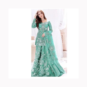 Vêtements pakistanais indiens Kurta en coton pour femmes avec trois quatre manches de fabricants indiens - Product Image 2