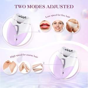 Épilateur portable 36 pinces pour femmes, 2 vitesses réglables, pour l'épilation du visage, des lèvres, des bras, des aisselles, des jambes et des zones du maillot - Product Image 5
