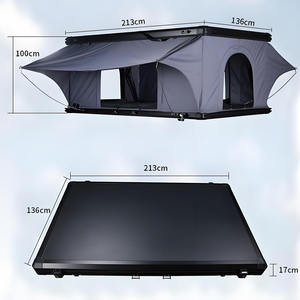 Tente de toit à coque rigide en aluminium pour voiture Tente de toit à coque rigide RTT pour 4x4 Offroad <span class=keywords><strong>Camping</strong></span> - Product Image 6