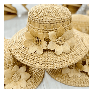 Sombreros de Jacinto de Agua, Material Tejido Natural de Jacinto de Agua, Creado para Estilo de Moda y Uso Casual, Vietnam - Product Image 2