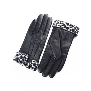 Gants en cuir de mouton thermique de qualité supérieure en gros, compatibles avec les écrans tactiles, élégants pour la conduite, le cyclisme et les activités de plein air - Product Image 2