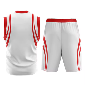 Dernier modèle d'uniforme de basket-ball en polyester de l'équipe personnalisée uniforme de basket-ball à séchage rapide vêtements pour adultes ensemble d'uniformes de basket-ball - Product Image 2