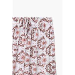 กางเกงและกางเกงขายาวของผู้หญิงผ้าลินินถักอย่างดี - Product Image 3