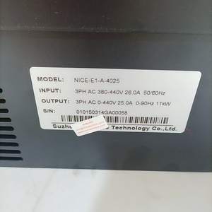 Contrôleur de porte d'ascenseur Bimore NICE-E1-B-4025 NICE-E1-A-4025, variateur de vitesse d'ascenseur 11KW - Product Image 5