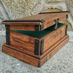 กล่องไม้สำหรับจัดระเบียบของขวัญกล่องเครื่องประดับกล่องเครื่องสำอางสไตล์หรูหราสำหรับตกแต่งคริสต์มาส - Product Image 6