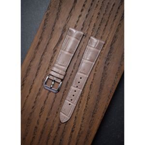 Bracelet de montre en cuir d'alligator Design Signature OEM 100% véritable bracelet de luxe fait à la main multicolore mode 18mm-22mm Viet Nam Export - Product Image 1