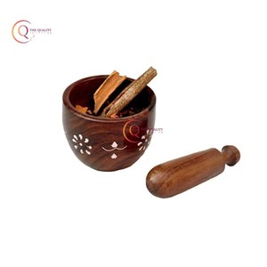 Mortier et pilon de cuisine en gros Gadgets de cuisine de table Outils pour herbes et épices Pilon de mortier d'occasion pour cuisine de restaurant et d'hôtel - Product Image 1