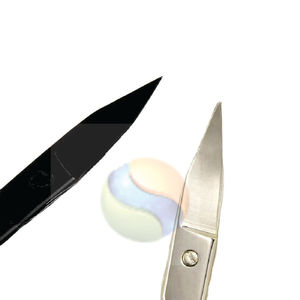 Ciseaux à cuticules de précision, outil de manucure en acier inoxydable, ciseaux à cuticules incurvés EliteEdge |   Ongles professionnels - Product Image 5