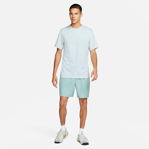 T-shirt de sport d'été pour hommes 100% coton Neck Fitness Top Casual Running Short Sleeve Muscle Sports Shirts - Product Image 4