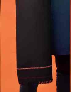 Men Classic Winter <b>Wool</b> Shawl Breathable Soft Warm Traditional Solid <b>Wrap</b> 300g - Product Image 2