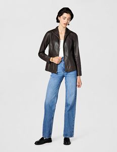 Chaqueta de Cuero Acolchada de Invierno, Tela de Lona, Resistente al Viento, Ecológica, Uso Casual, Calidad Premium, Estilo Urbano - Product Image 3