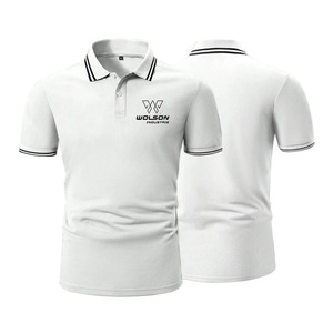 Men's Classic Style <b>for</b> Polo Shirts 100% Cotton High Quality <b>Knitted</b> T-Shirt New Design Custom Unisex <b>for</b> Polo - Product Image 4