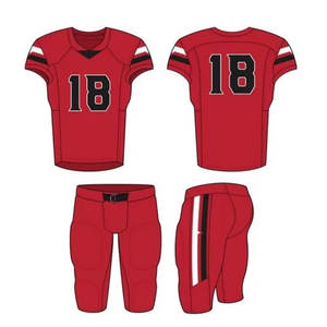 Uniformes de fútbol americano de alta calidad, diseños personalizados, impresión sublimada, conjuntos cortos transpirables que incluyen Tallas grandes - Product Image 5