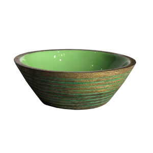 Cuenco para servir más vendido en madera pura con revestimiento de esmalte Cuenco de madera para ensalada moderno para cocina y mesas Regalos decorativos - Product Image 3