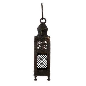 Farol colgante de latón, soporte de luz de té, Vintage, indio, tradicional, hecho a mano, a los mejores precios en SNS-1623 de palacio de Artes de la India - Product Image 2
