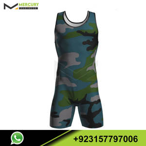 Nouvelle arrivée durable Wrestling Singlet prix de gros d'usine Made in Pakistan Martial Arts Wear - Product Image 5