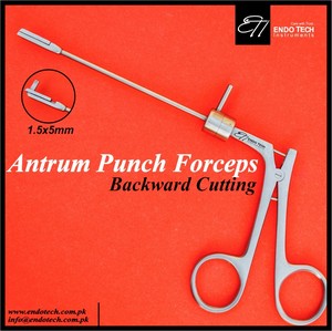 Pince à poinçon d'arthroscopie réutilisable 3.5X135mm à tige gauche incurvée pour instruments chirurgicaux orthopédiques - Product Image 3