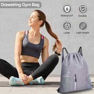 Sac à dos unisexe de grande capacité étanche avec cordon de serrage Sac à dos de cyclisme en plein air Sac à dos d'école de loisirs et de sport à la mode - Product Image 4