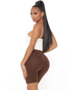 Women's Custom Seamless Gym <b>Shorts</b> High Waist Butt <b>Scrunch</b> Fitness Yoga Wear Skinny Fit Elastic Waist Closure Breathable - Product Image 1