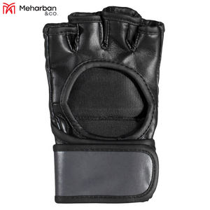 Vente en gros de gants MMA MMA Fabricants de logos imprimés personnalisés Gants de sparring en cuir PU personnalisés entraînement - Product Image 4