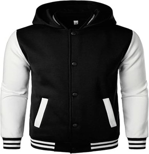 Chaqueta Deportiva Casual Personalizada para Hombre, Estilo Béisbol, con Letras, Transpirable, Resistente al Viento, de Poliéster/Algodón Tejido Recubierto, Venta al Por Mayor de Fábrica - Product Image 1