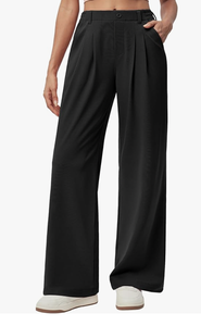 Pantalons larges à taille ultra haute, confortables et décontractés, avec deux poches latérales, nouveau design, logo personnalisé, vente en gros directe d'usine au Bangladesh - Product Image 5