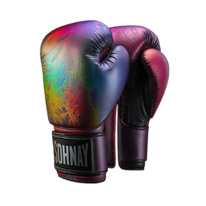 Gants de boxe personnalisés colorés en cuir PU de qualité supérieure, antidérapants et respirants pour la boxe, le MMA, le Muay Thai et le fitness - Product Image 2