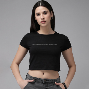 Nardon Apparel 2025 marca de moda camisetas cortas para mujer diseño personalizado - Product Image 4