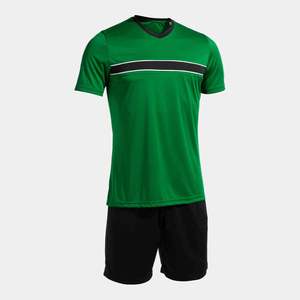 Maillot de football vert 100% polyester uniforme de football vêtements d'équipe de haute qualité ensembles de coupe automatisés comprend une vente entière personnalisée - Product Image 1
