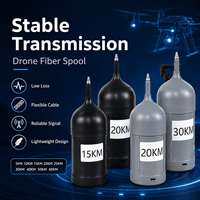 Bobine de fibre optique G657A2 pour drone, 5KM 10KM 15KM 20KM 25KM 30KM 40KM 50KM 60KM, câble de fibre optique pour signal longue distance FPV UAV