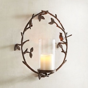 Bougeoir en métal pour éclairage et décoration d'intérieur Bougeoir décoratif élégant à finition antique - Product Image 6