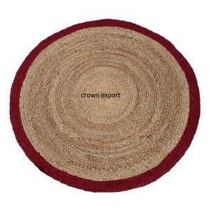 Tapis en jute naturel multicolore et tapis et moquettes en coton à bas prix tapis en jute très demandés spécialement pour la maison et les chambres des adolescents - Product Image 6